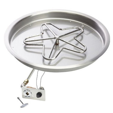 HPC Round Fire Pit Inserts 13-31 Inches With Standard Burner